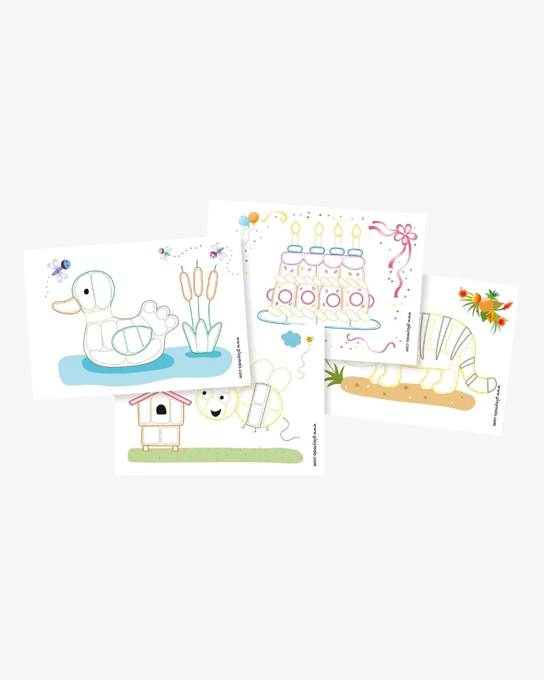 Playmais Kartenset colored