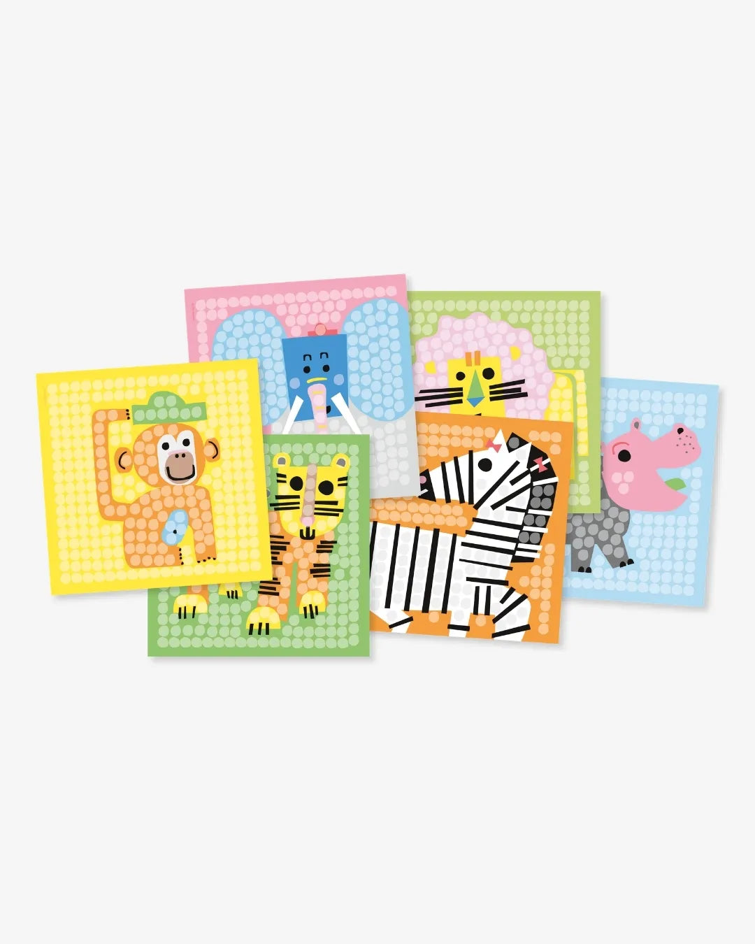 PlayMais Mosaic – Cartes à Décorer Insectes – Activité Créative Sans Colle – Dès 4 Ans
