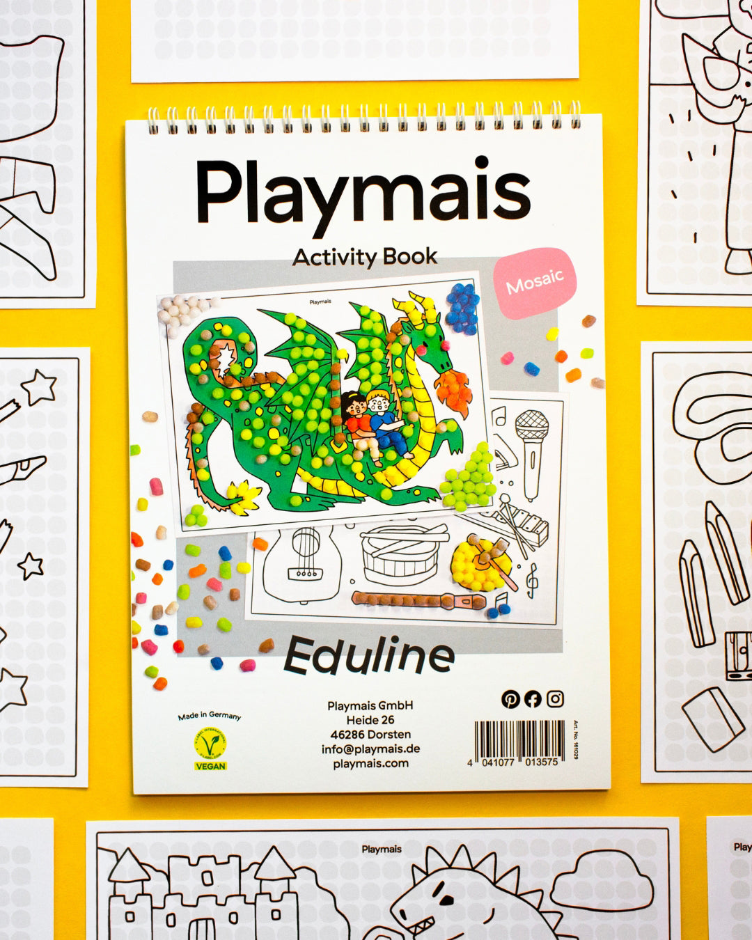 Playmais Eduline Mosaic Activity Book