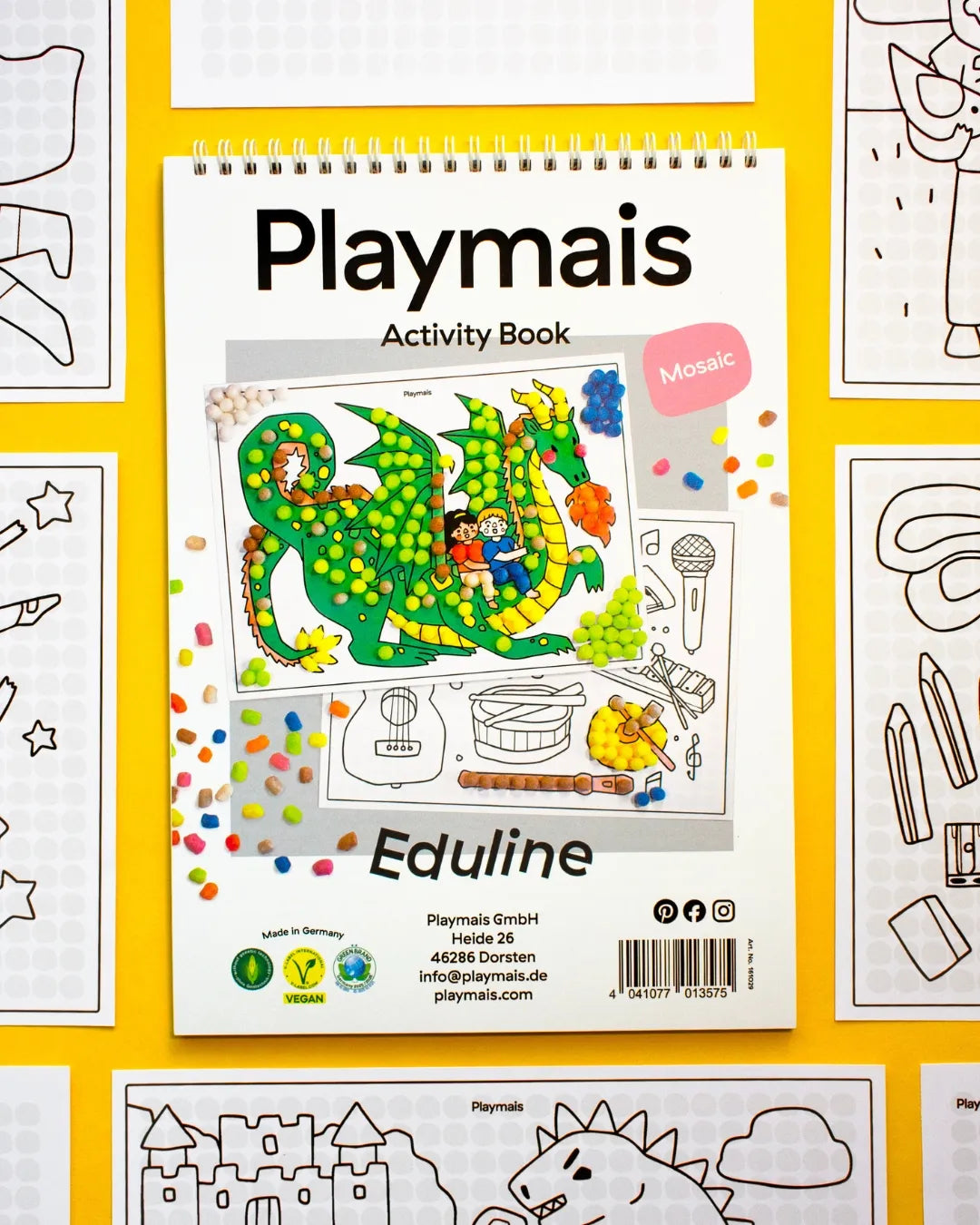 Playmais Eduline Mosaic Activity Book