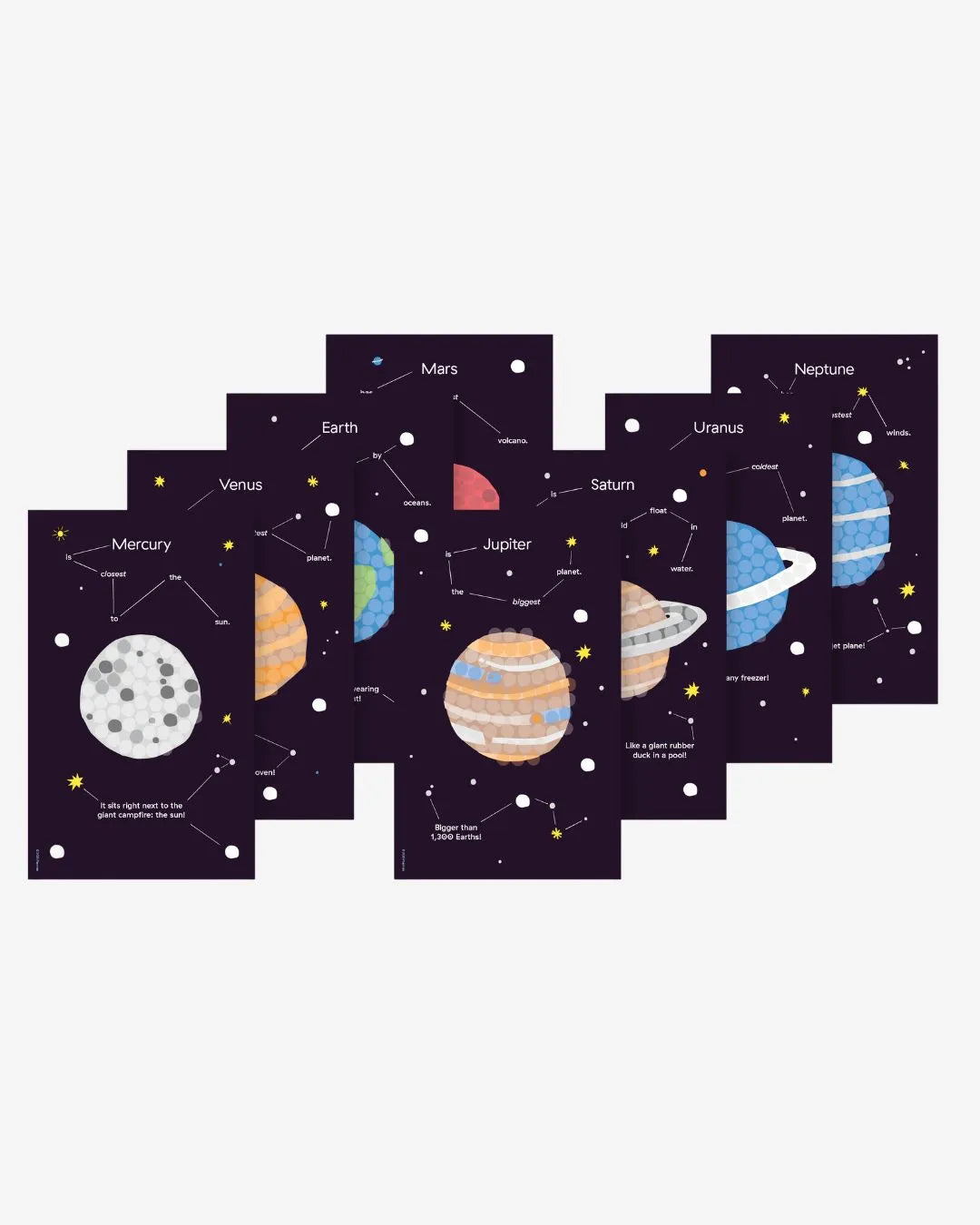 Playmais Kartenset Mosaic Solar System