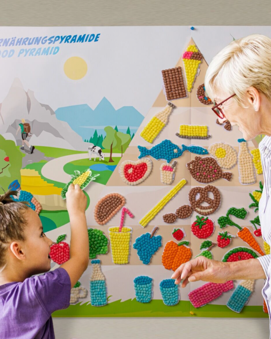 Playmais Eduline nutrition pyramid