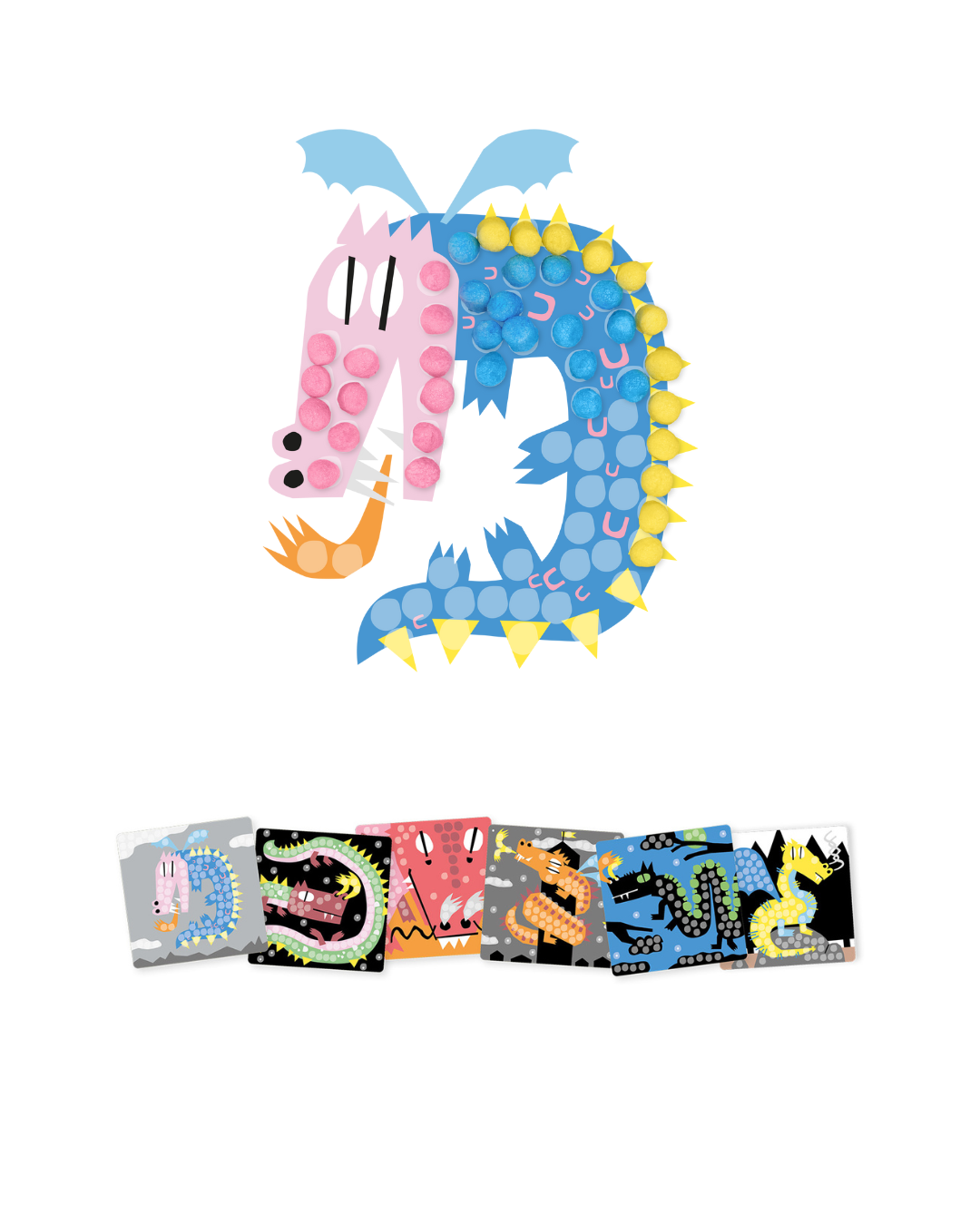 Playmais card set Mosaic Dragon