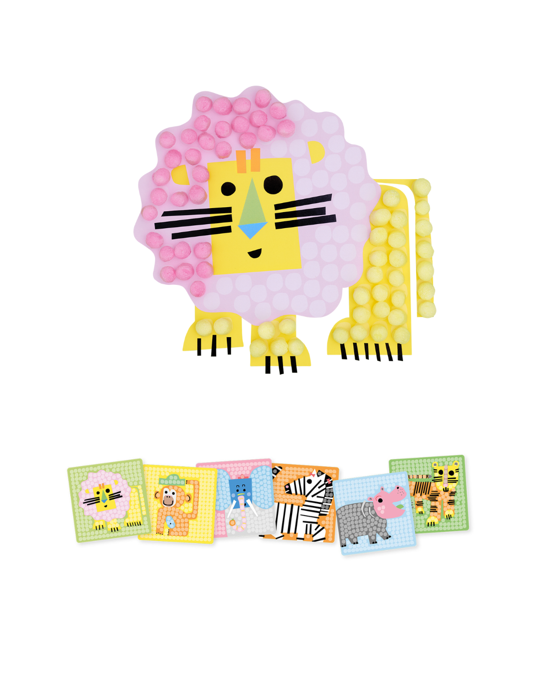 Playmais Mosaic Zoo Card Set